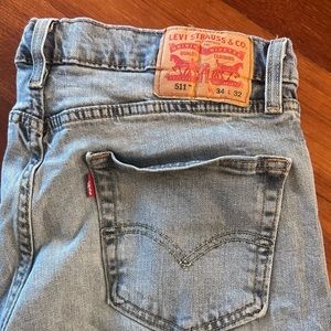 Men’s Levi’s 511 Slim Fit Jeans Like New Condition Size 34 x 32